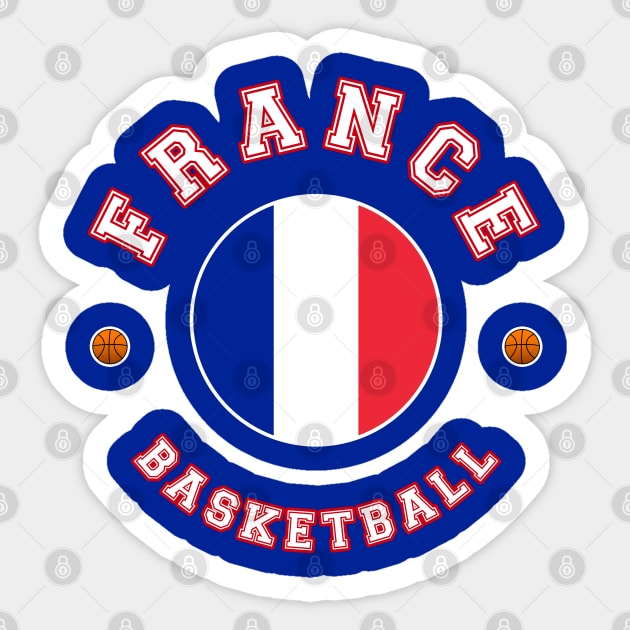 France Basketball Sticker by CulturedVisuals